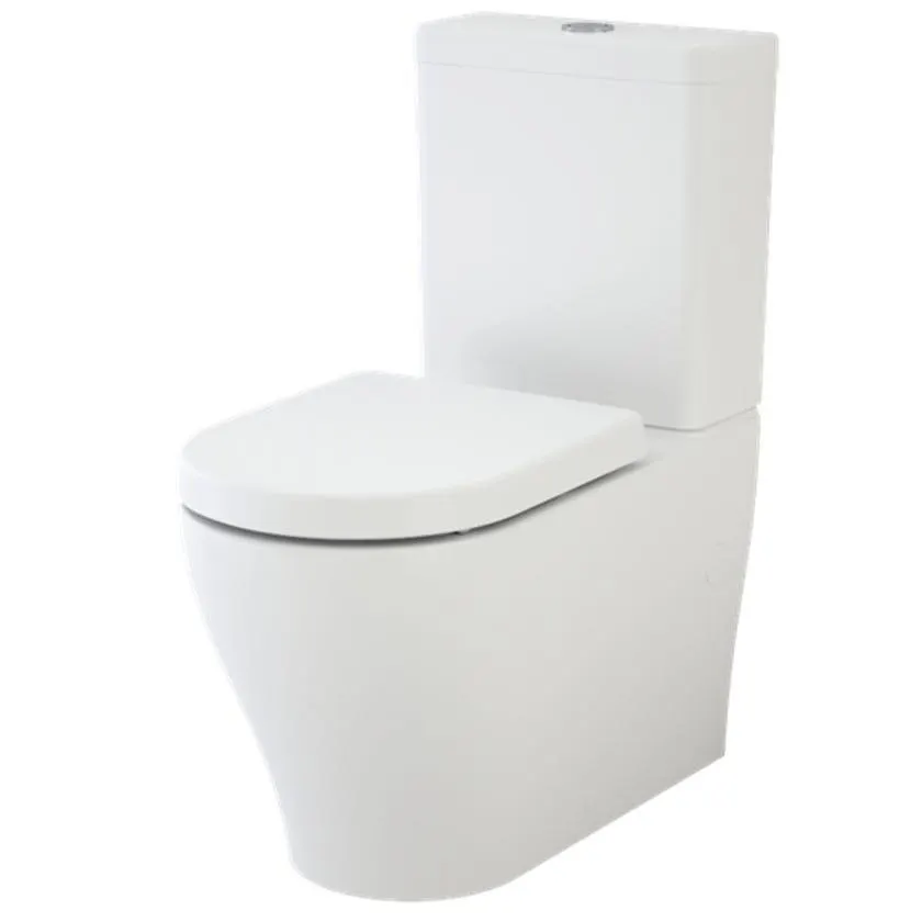 Caroma 829720W Luna Back to Wall Toilet Suite - Back Entry / Universal Trap