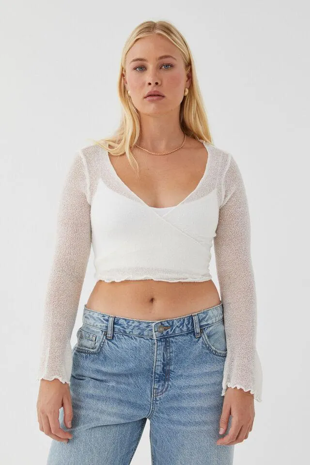 Paris Tie Front Knit