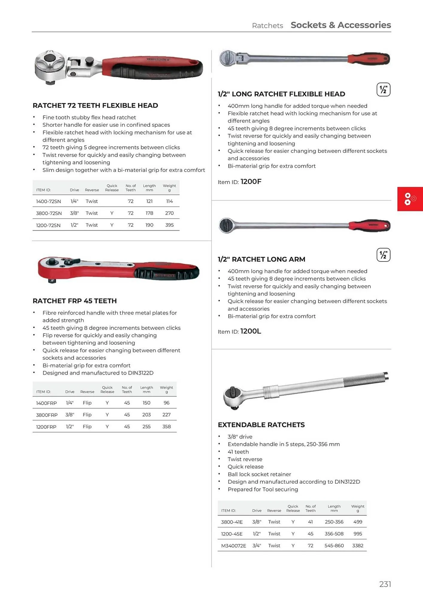 Teng Tools catalogue - Catalogue valid from 24 April to 31 December 2024 - page 232