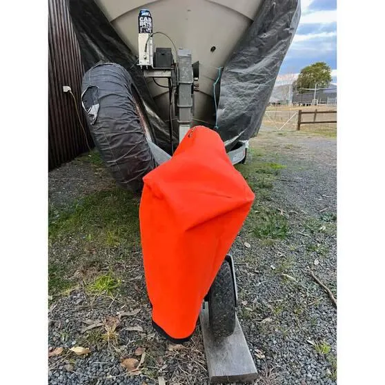 Drifta Canvas Caravan Drawbar Cover Orange