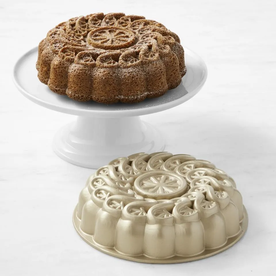 Nordic Ware Non-Stick Cast Aluminium Citrus Twist Cake Pan