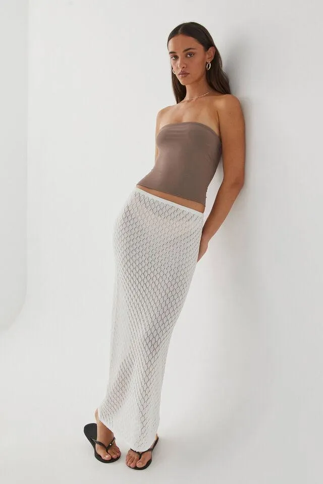 Mischa Crochet Maxi Skirt