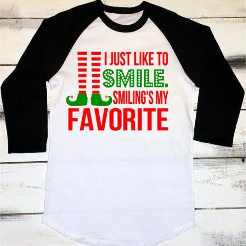 Letter Letter Boots Printed Three Quarter Sleeve T-Shirt