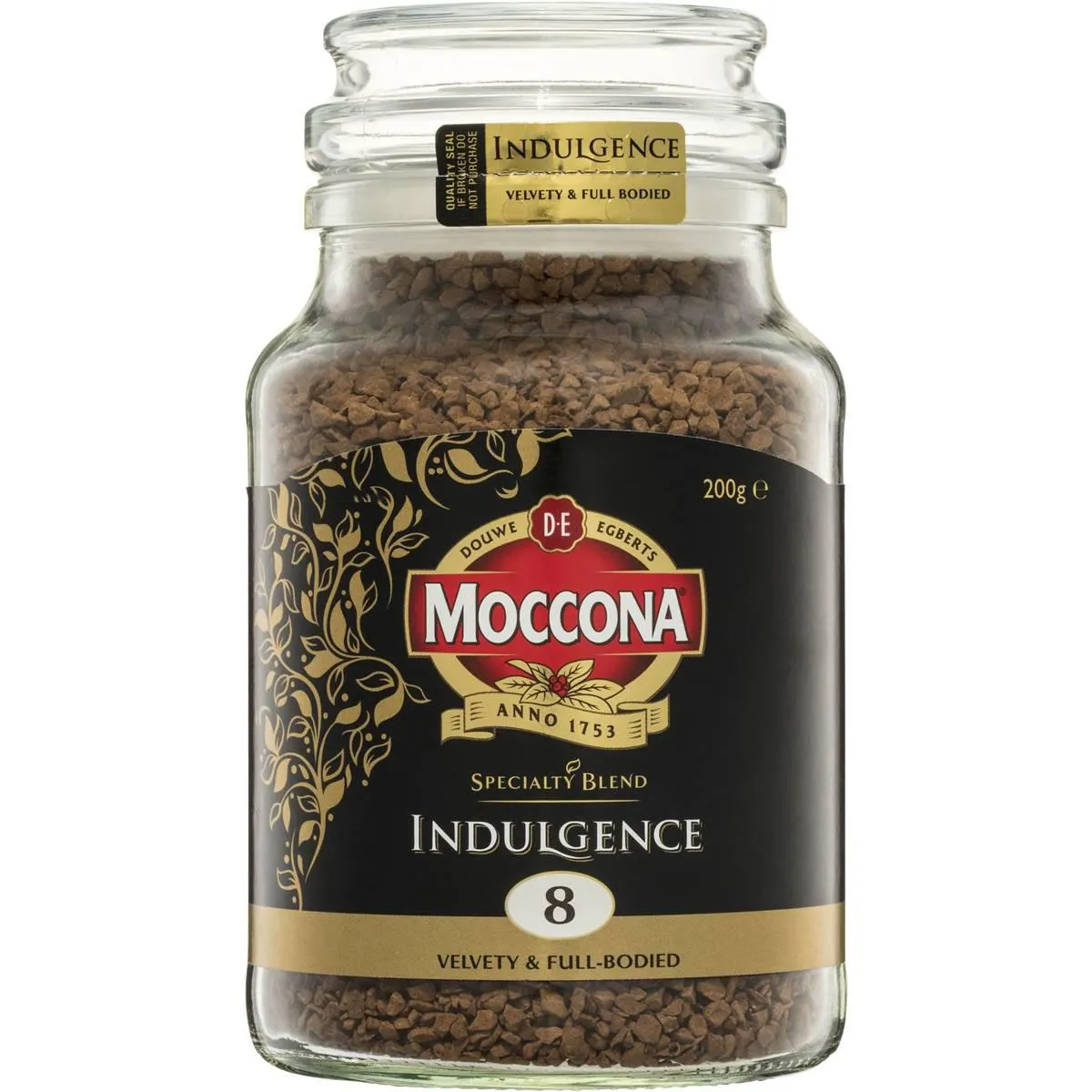Moccona Freeze Dried Instant Coffee Indulgence 200g