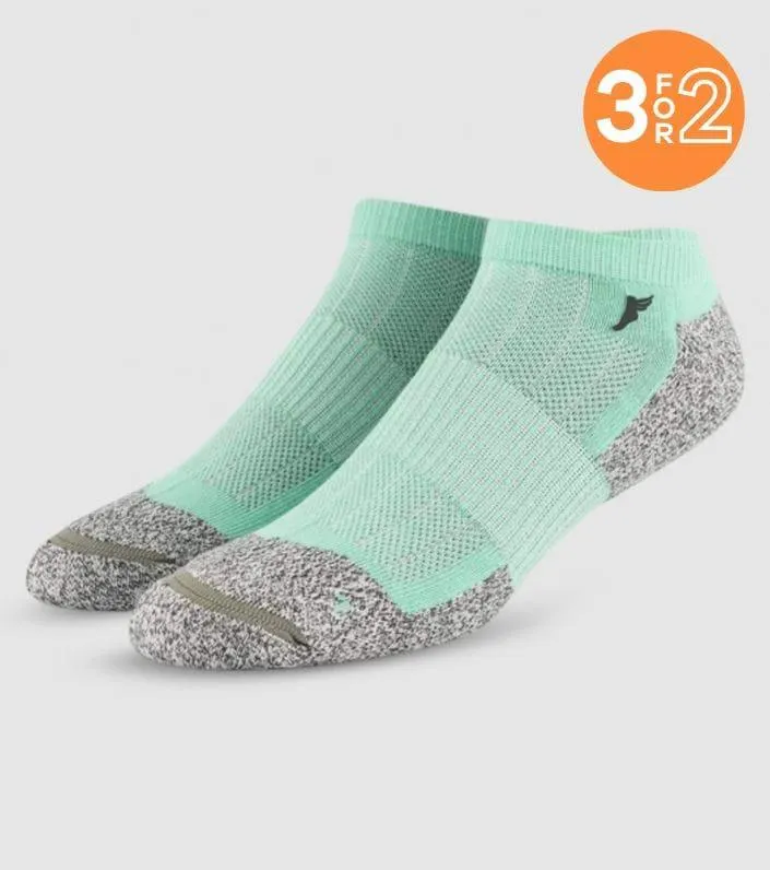 THE ATHLETE'S FOOT VORTEX 2.0 PERFORMANCE MINI CREW SOCKS - 1 PAIR
