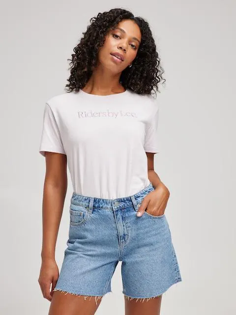 Riders By Lee Relaxed Tee In Icy Lilac
