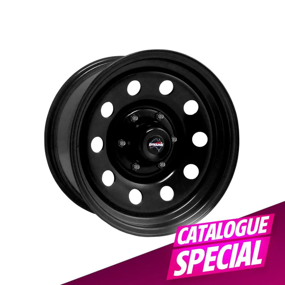 Dynamic - Round - Satin Black - 16X8 6/114.3 P20