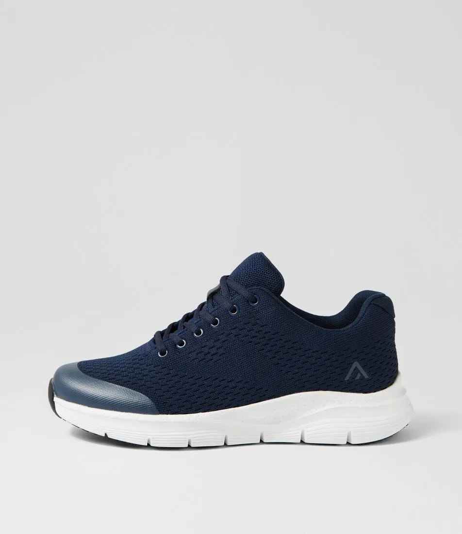 wenz navy mesh sneakers