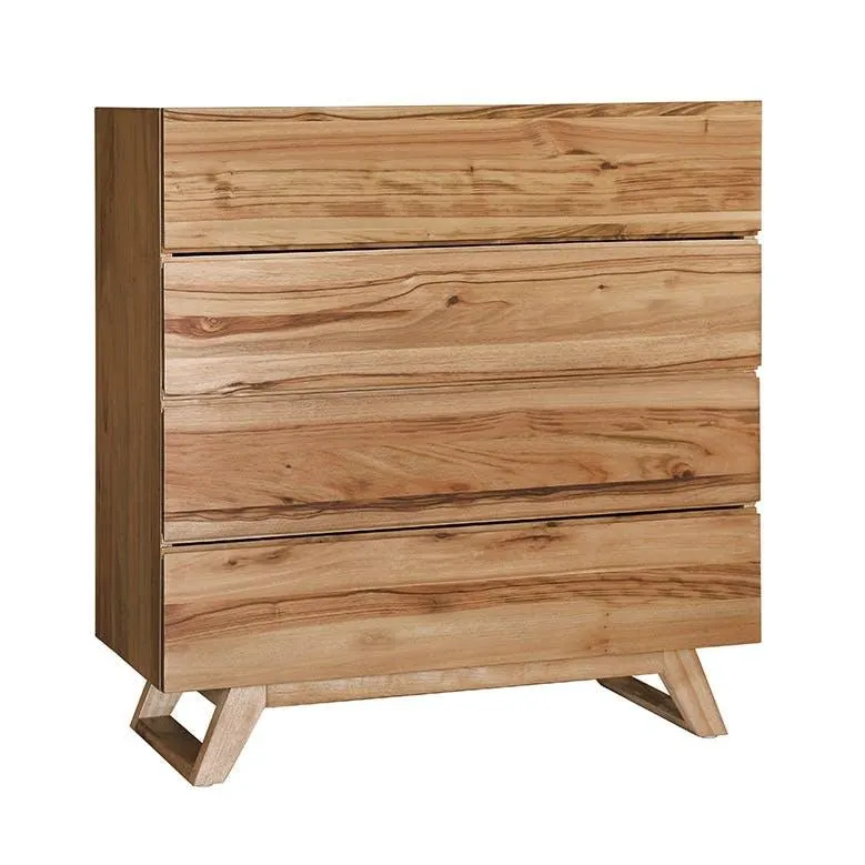 Byron Tallboy (4 Drawer), Clear