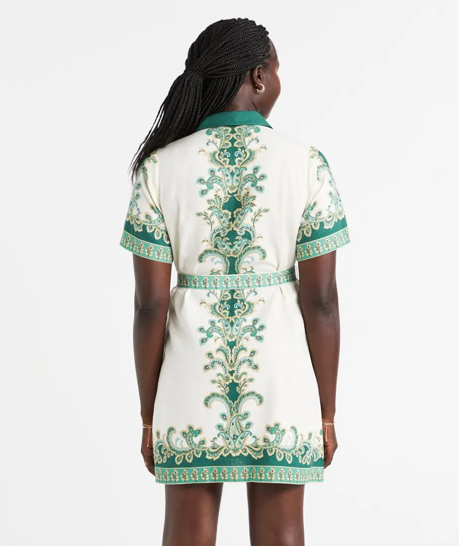 STELLA PRINTED SHIRT MINI DRESS