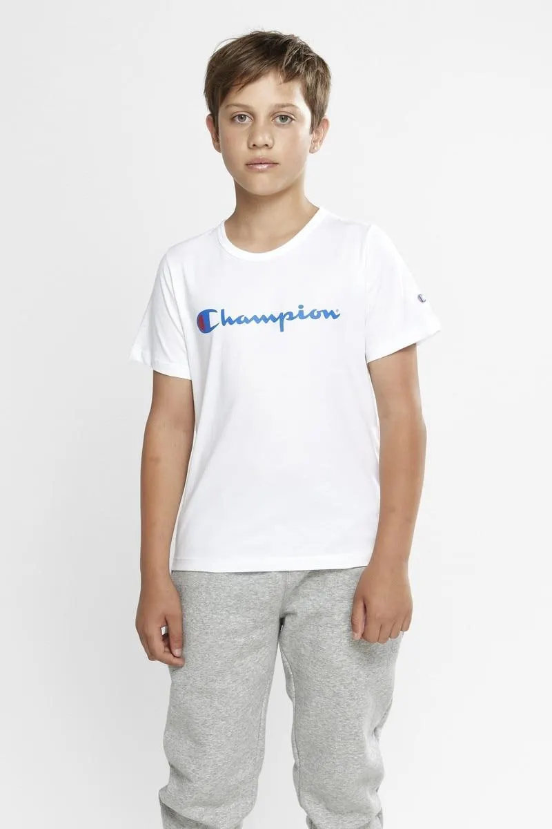Champion Junior Script Short Sleeve Tee