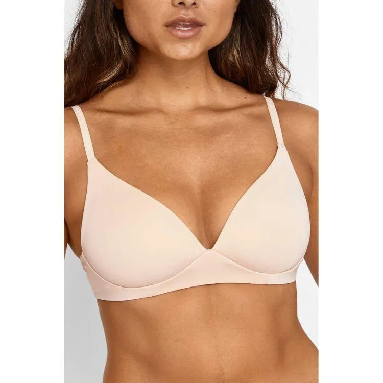 Bonds Women's Invisible Micro Wirefree Contour Bra Blush