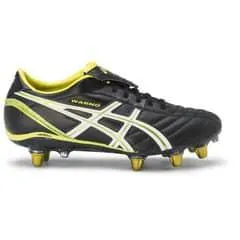 Asics Asics Gel Lethal Warno ST2 – Mens Football/Rugby Boots – Black/Eucalyptus/Wattle
