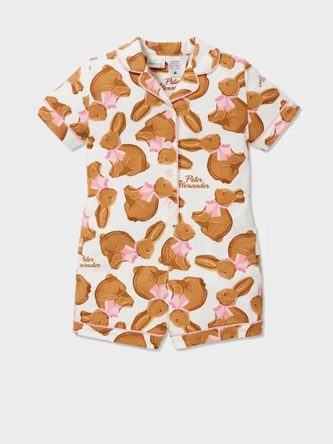 Jnr Girls Chocolate Bunny Playsuit