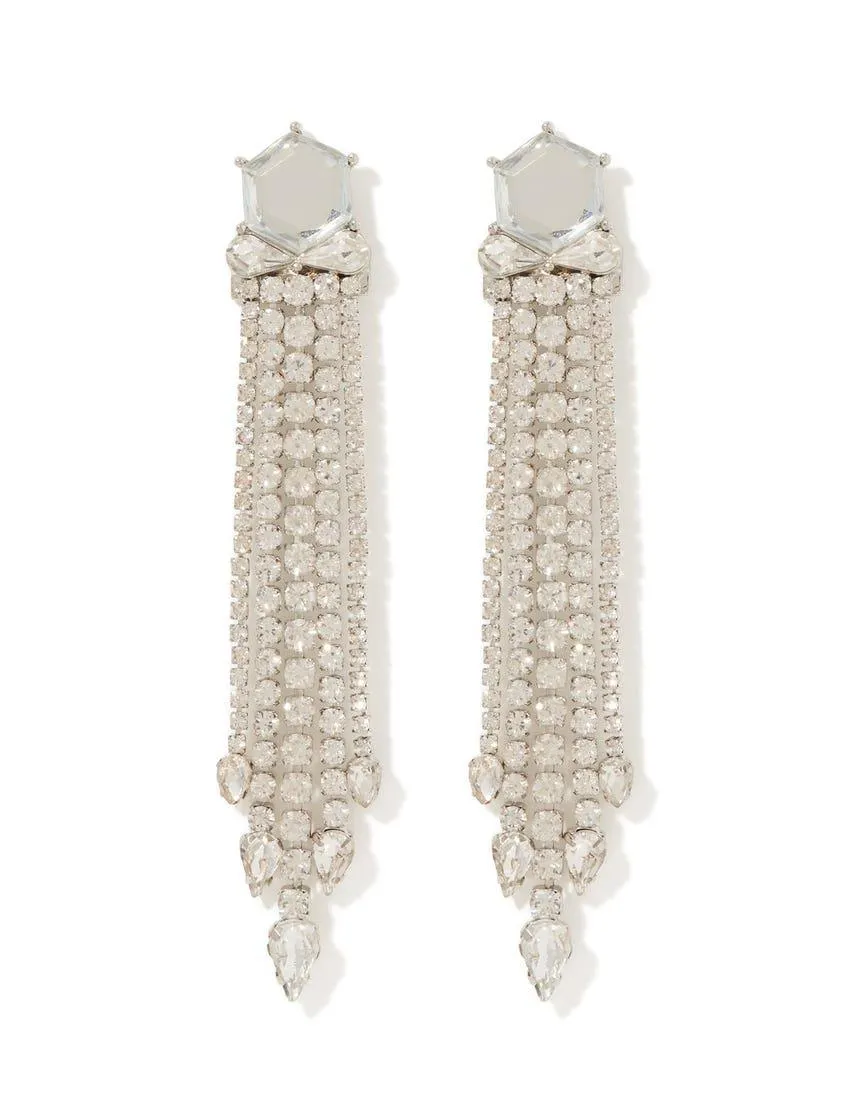 Signature Delta Stone Drop Earrings