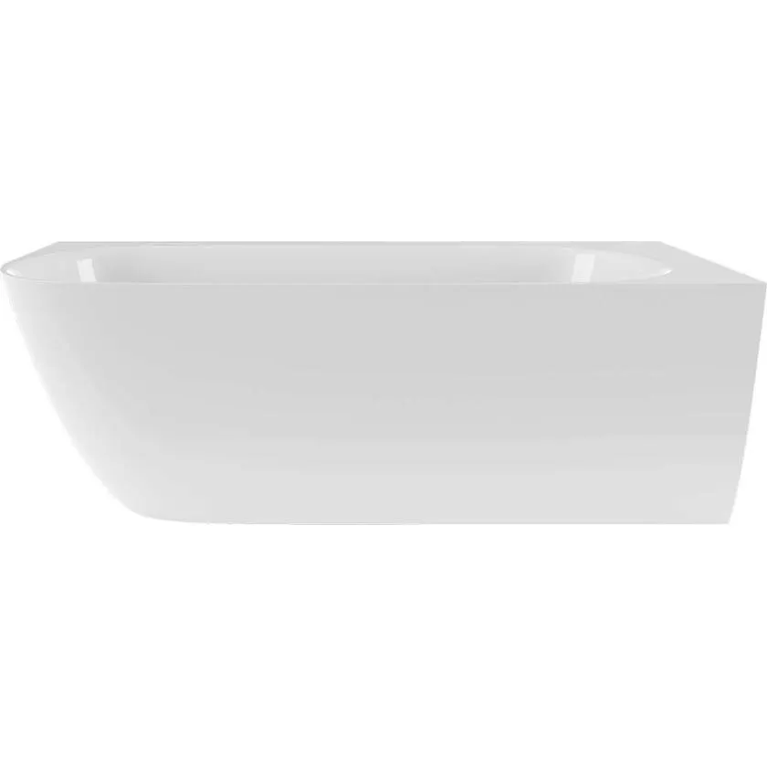 Victoria + Albert LUSNRHSWNO Lussari 1700 Right Corner Back to Wall White Quarrycast Bath