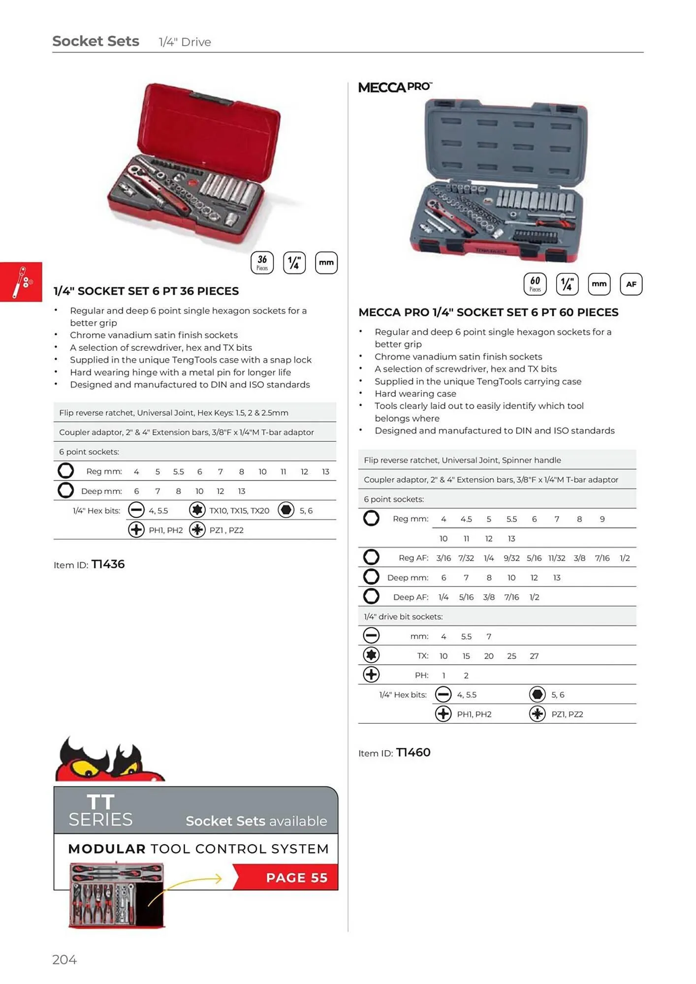 Teng Tools catalogue - Catalogue valid from 24 April to 31 December 2024 - page 205