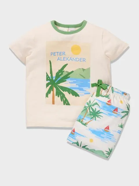 Boys Tropical Pj Set