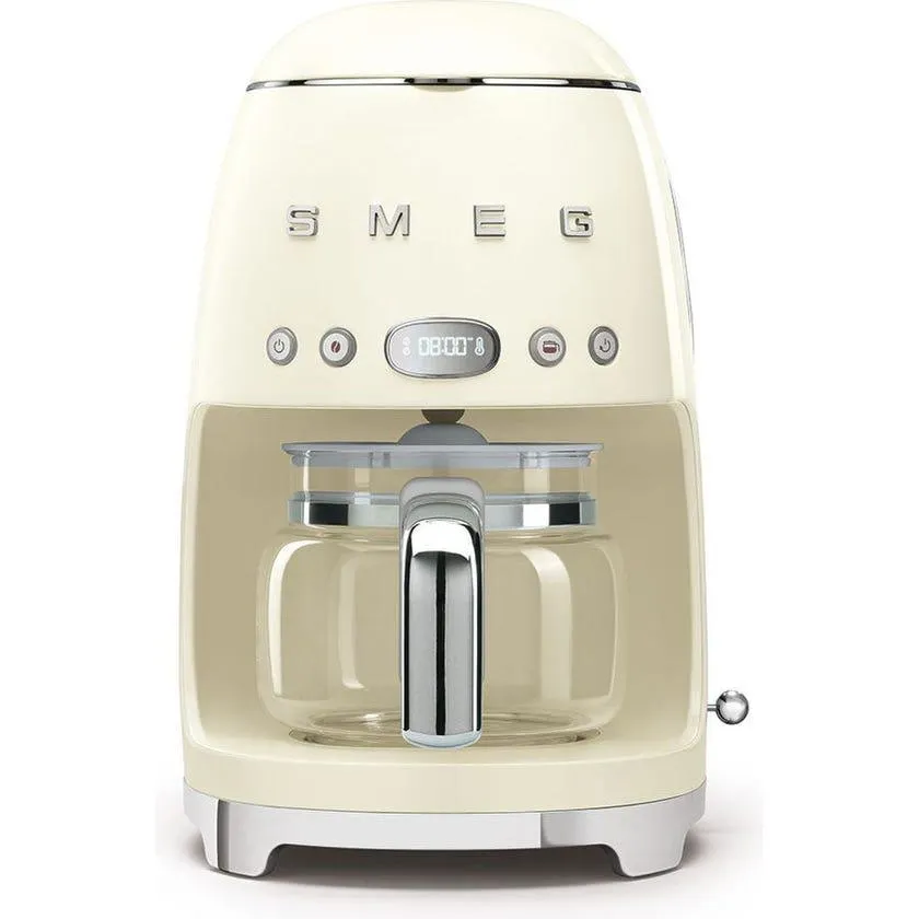 Smeg DCF02CRAU Cream Freestanding Drip Filter Coffee Machine