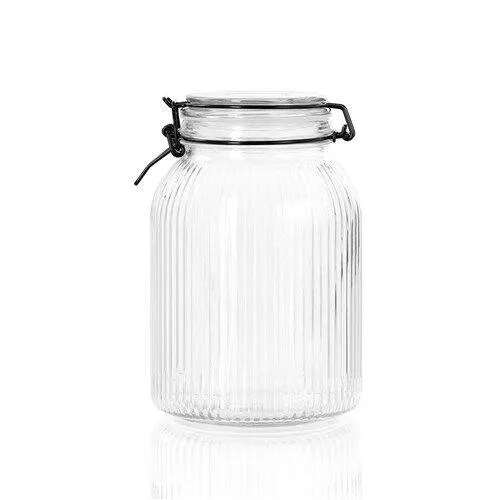 Fido Stripe Clip Jar 1.9L