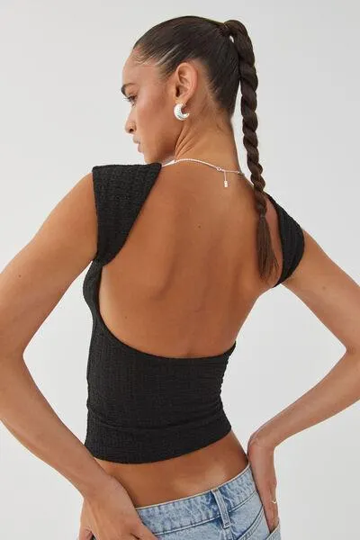 Nicki Backless Tee