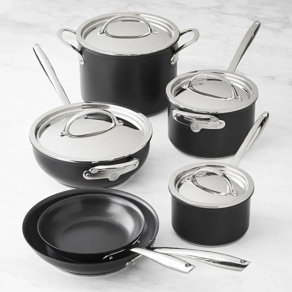 Williams Sonoma Thermo-Clad™ Induction Non-Stick 10-Piece Cookware Set