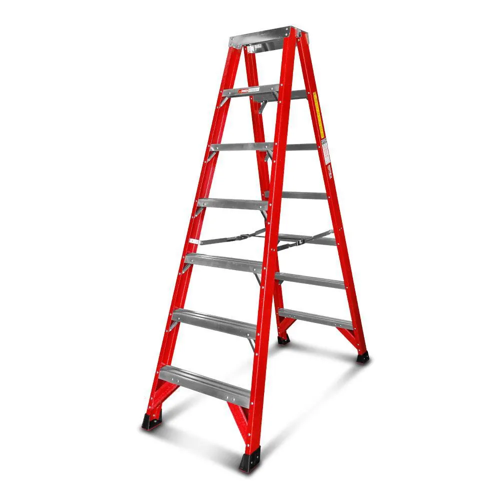 Climbrite CDSTEP6ECO 2m 6 Step Eco Fibreglass Double Sided Ladder