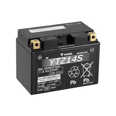 YTZ14SY Yuasa Motorcycle Battery