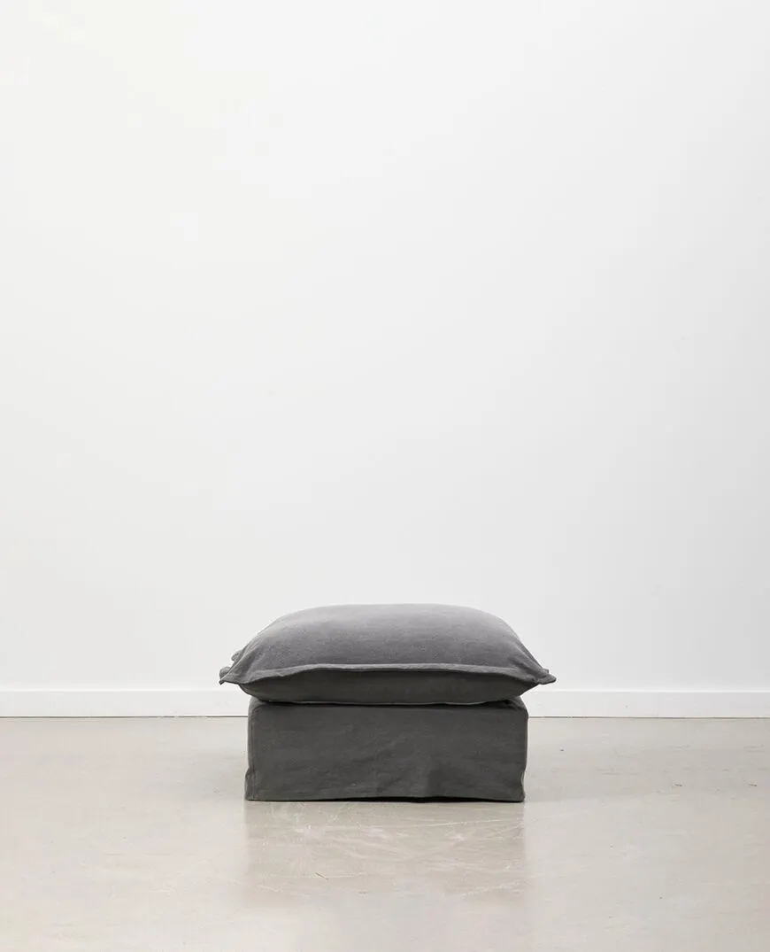 Dawson ottoman - slate