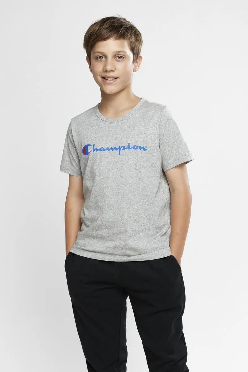 Champion Junior Script Short Sleeve Tee
