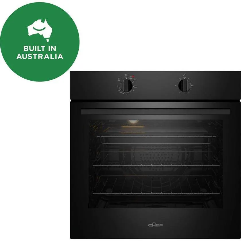 Chef CVE612DB 60cm Black Built In Oven