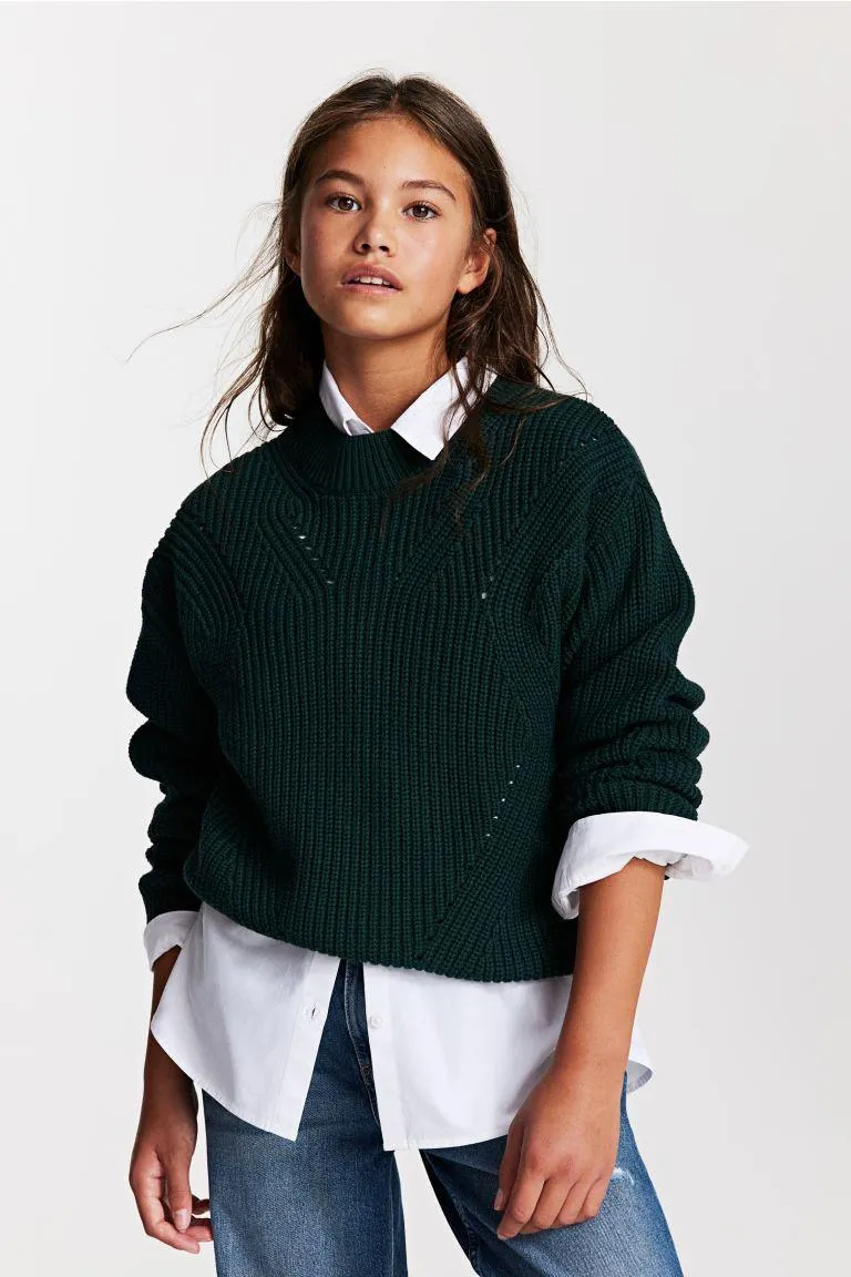 Cotton Blend Sweater