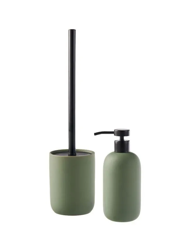 Seaspray Olive Bathroom Accessories Collection