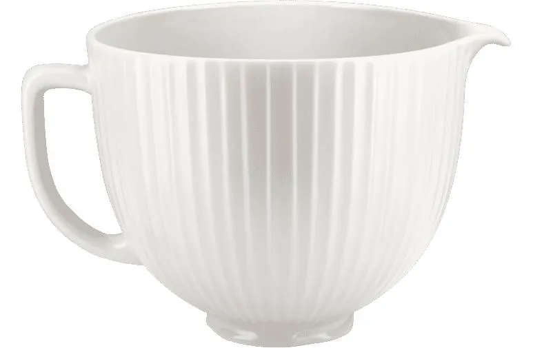 KitchenAid 5QT Stand Mixer Ceramic Bowl Classic Columns
