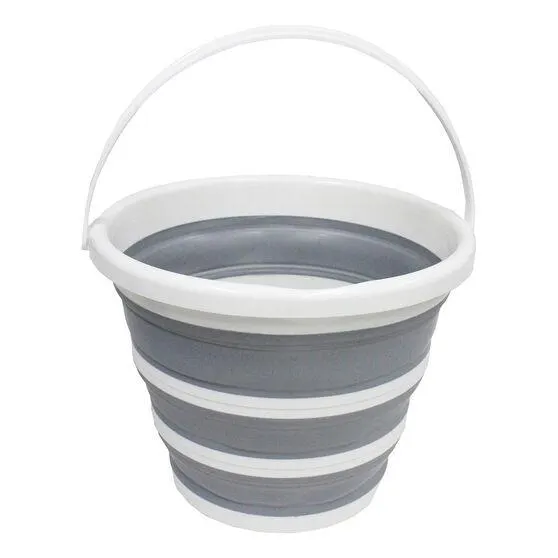 Collapse-A Bucket Round 10L Grey