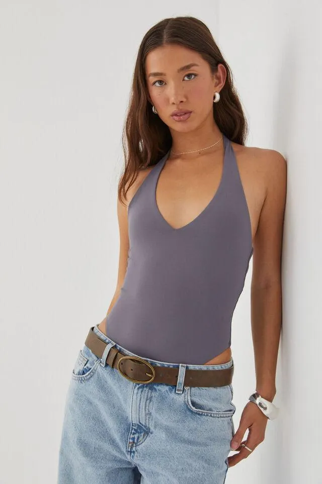 Luxe Halter Bodysuit
