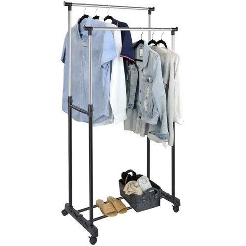 Garment Rack 2 Level with Wheels