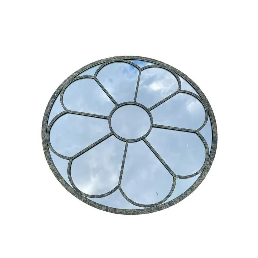 Greenleaf Garden Mirror Flower Iron 80cm