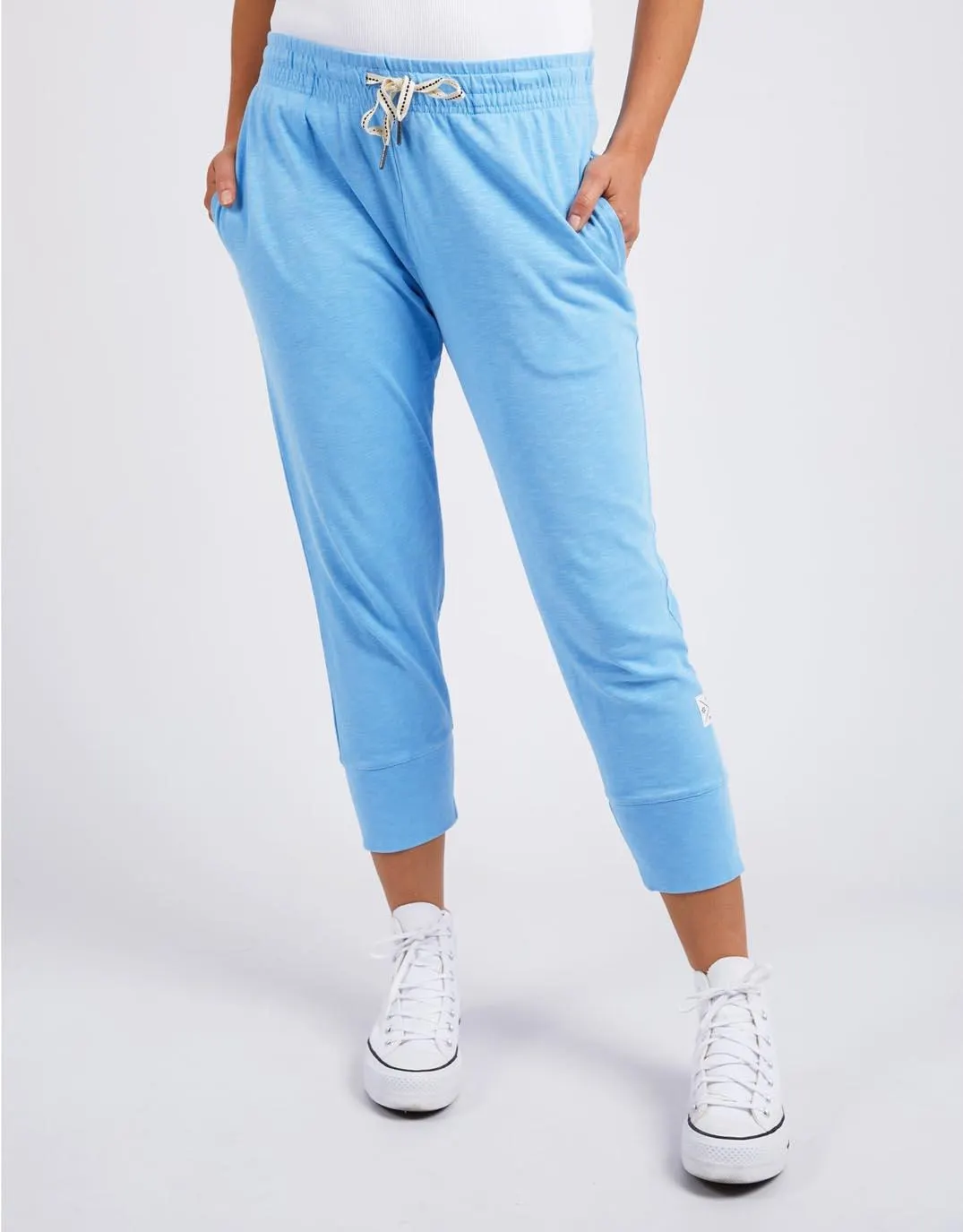 3/4 Brunch Pants - Azure Blue