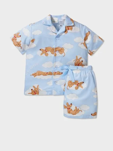Jnr Kids Penny Cloud Short Pj Set