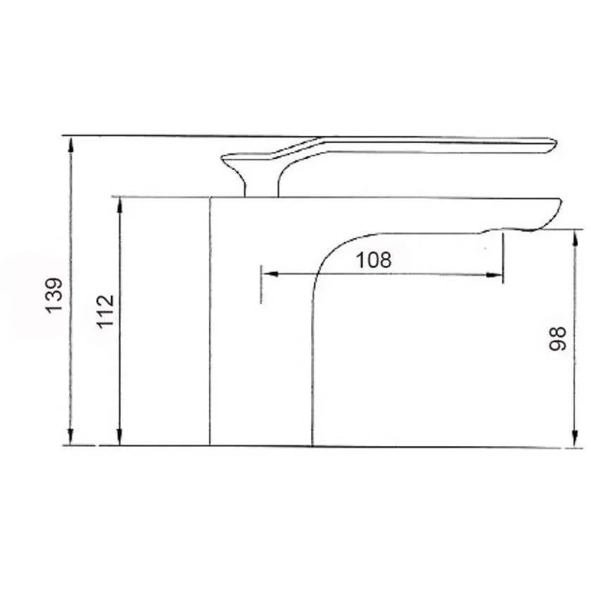 Arcisan SY01210 Arcisan Synergii Chrome Basin Mixer