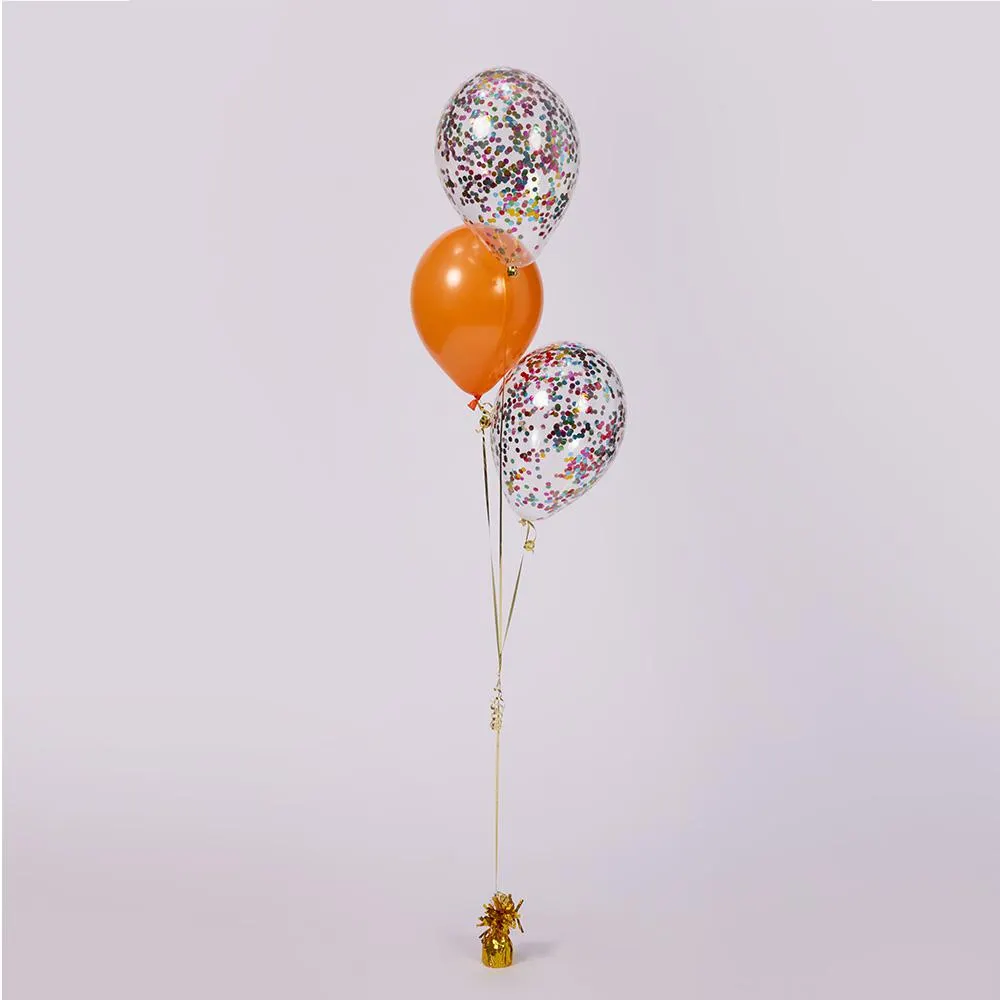 Trio Confetti Balloon Bouquet Ea