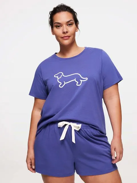 P.A. Plus Purple Mid Short