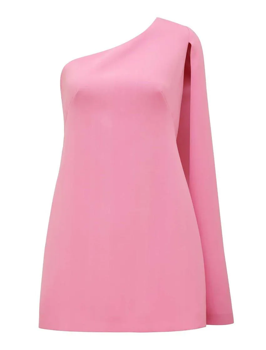 Hartley Asymmetrical Cape Mini Dress