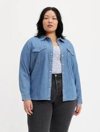 Levi's® Women's Iconic Western Shirt (Plus Size)
