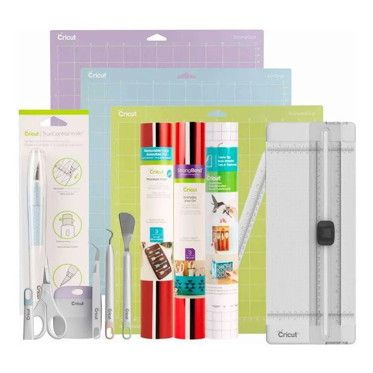 Cricut Materials & Tools Starter Pack Multicoloured