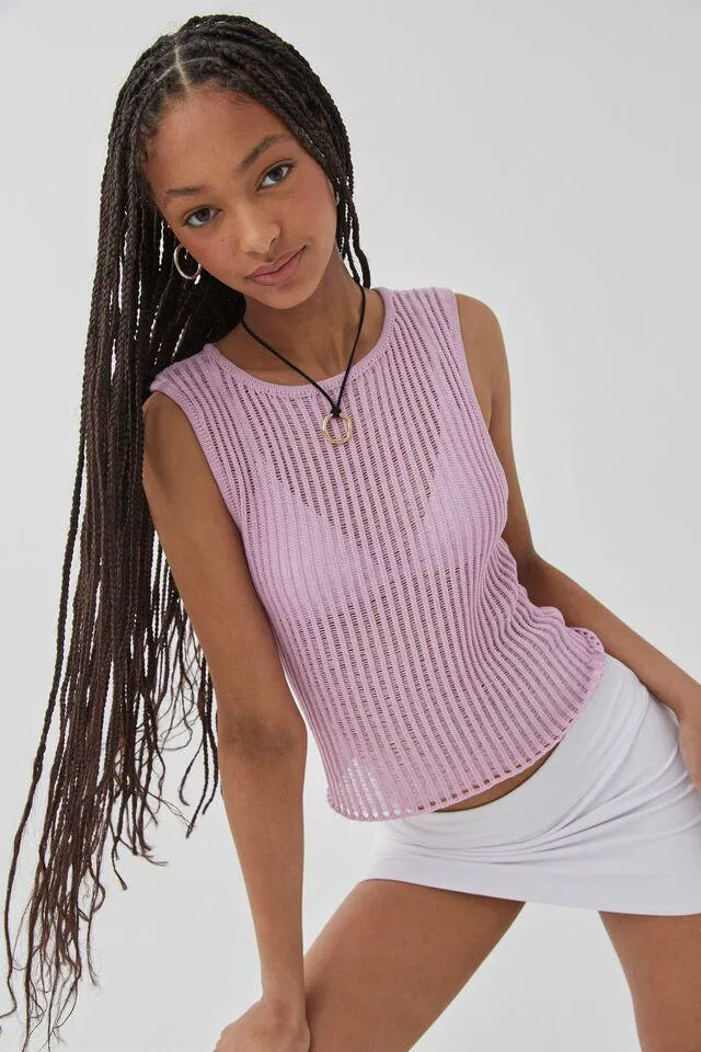 Sara Crochet Tank
