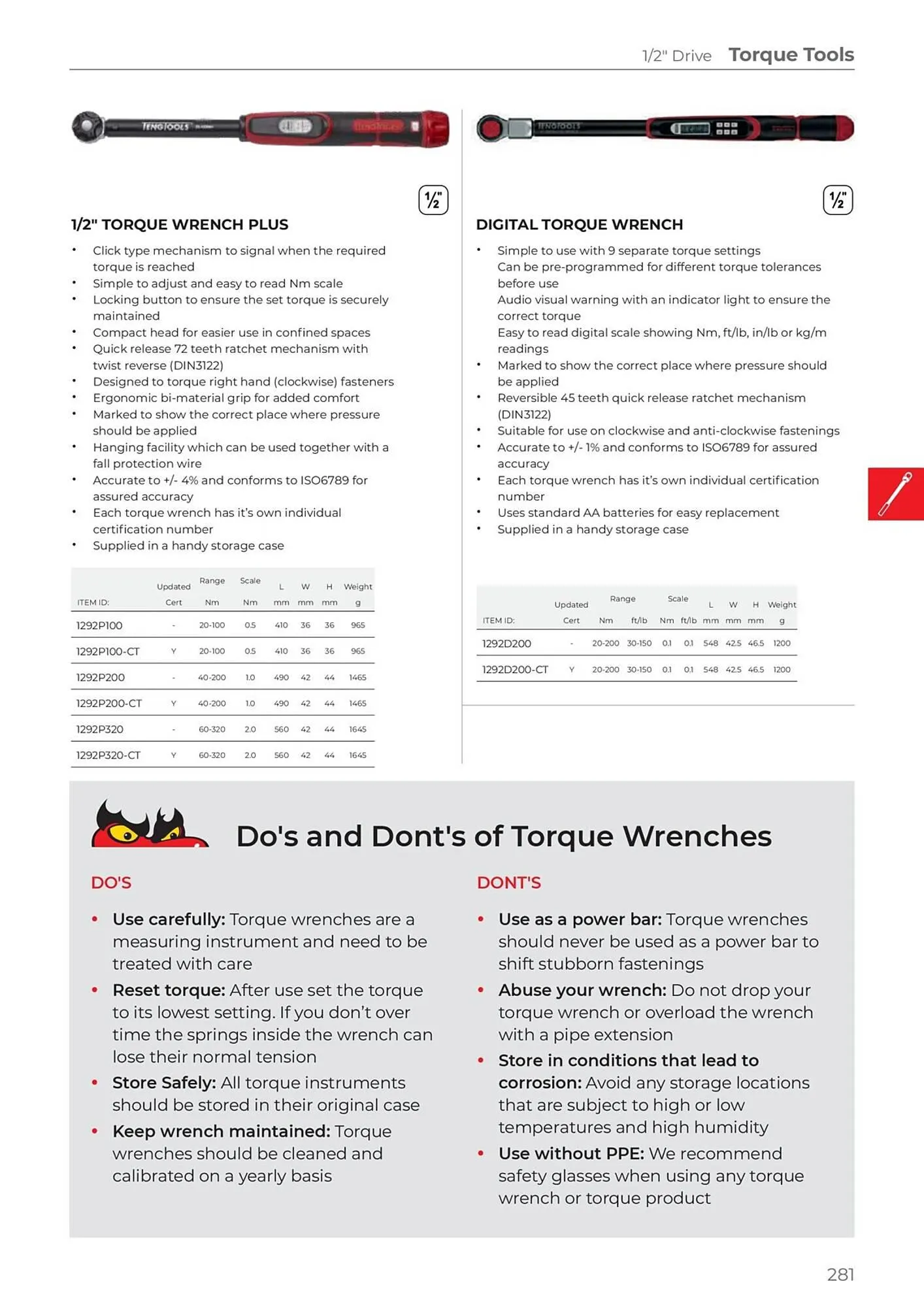 Teng Tools catalogue - Catalogue valid from 24 April to 31 December 2024 - page 282