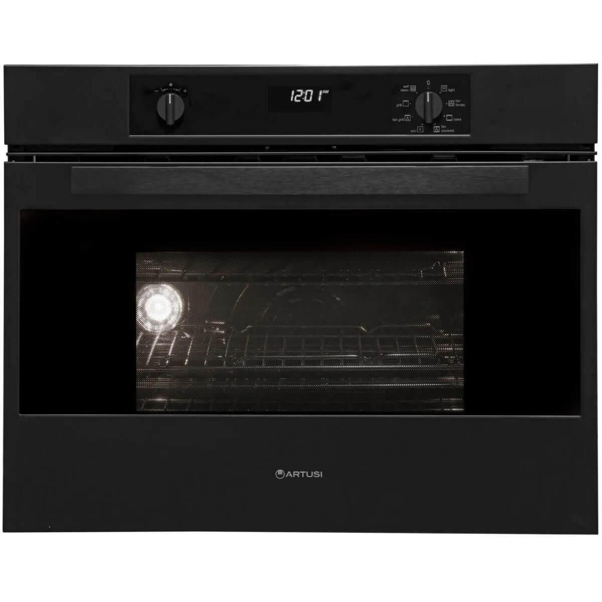 Artusi 75cm Matte Black Pyrolytic Oven AO750MBP