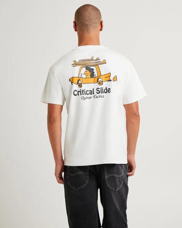 Tactics Short Sleeve T-Shirt Vintage White